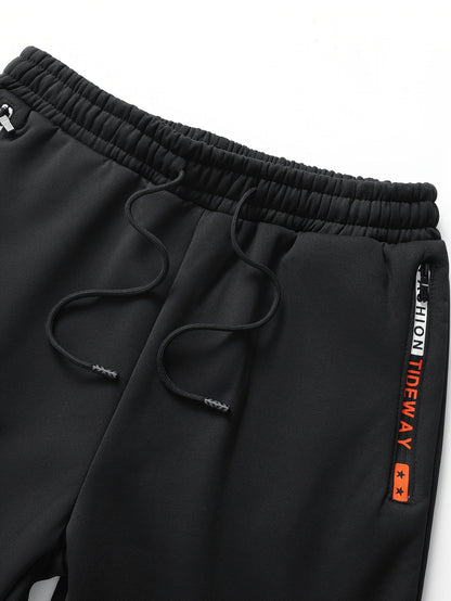 Unisex tracksuit set with lined hooded jacket and jogging pants