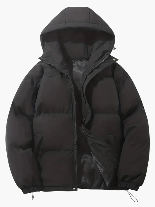 Herren Winter Steppjacke mit Kapuze – Klassischer Stil für kalte Tage