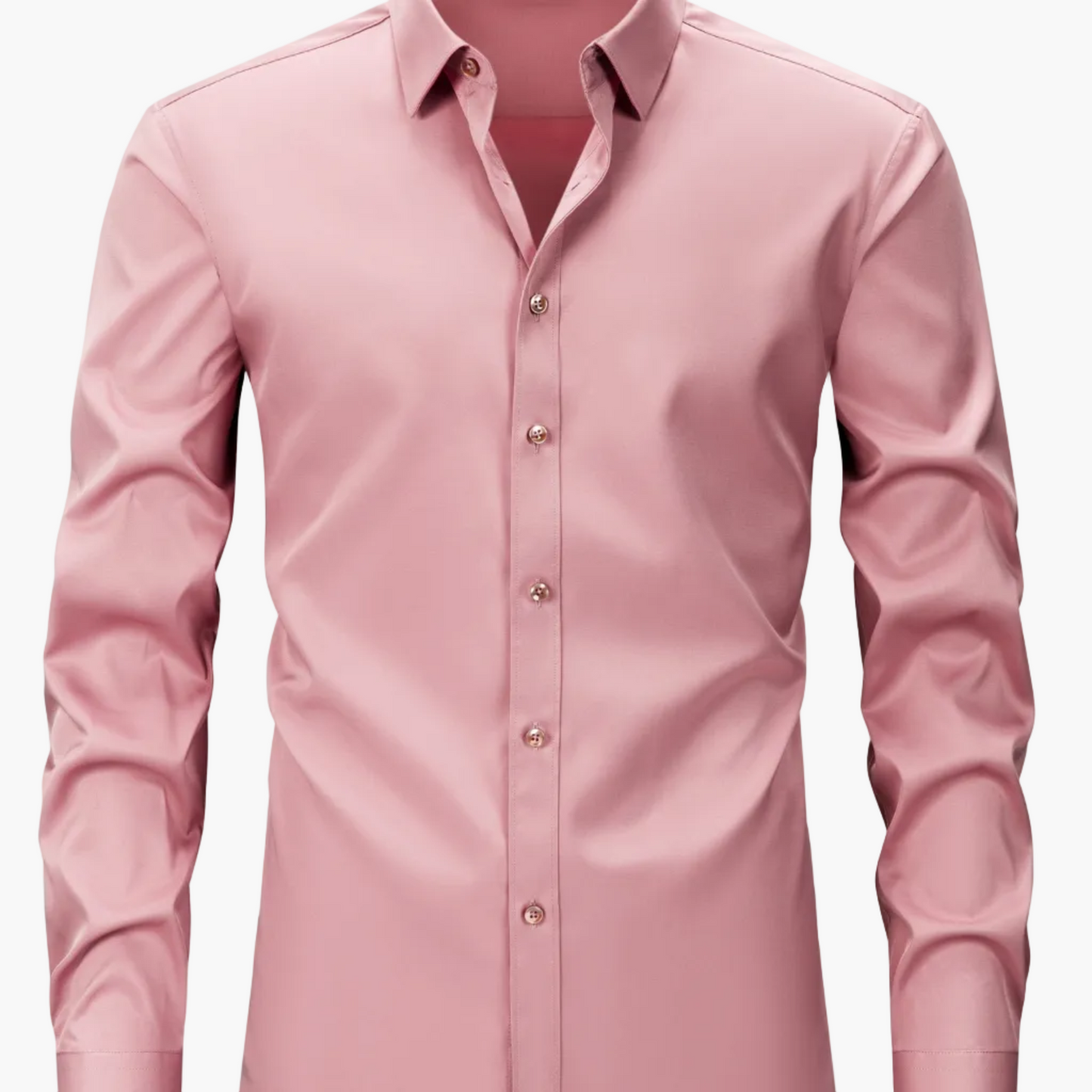 Men's Business-Casual Shirt Slim Fit Long Sleeve Modern Style