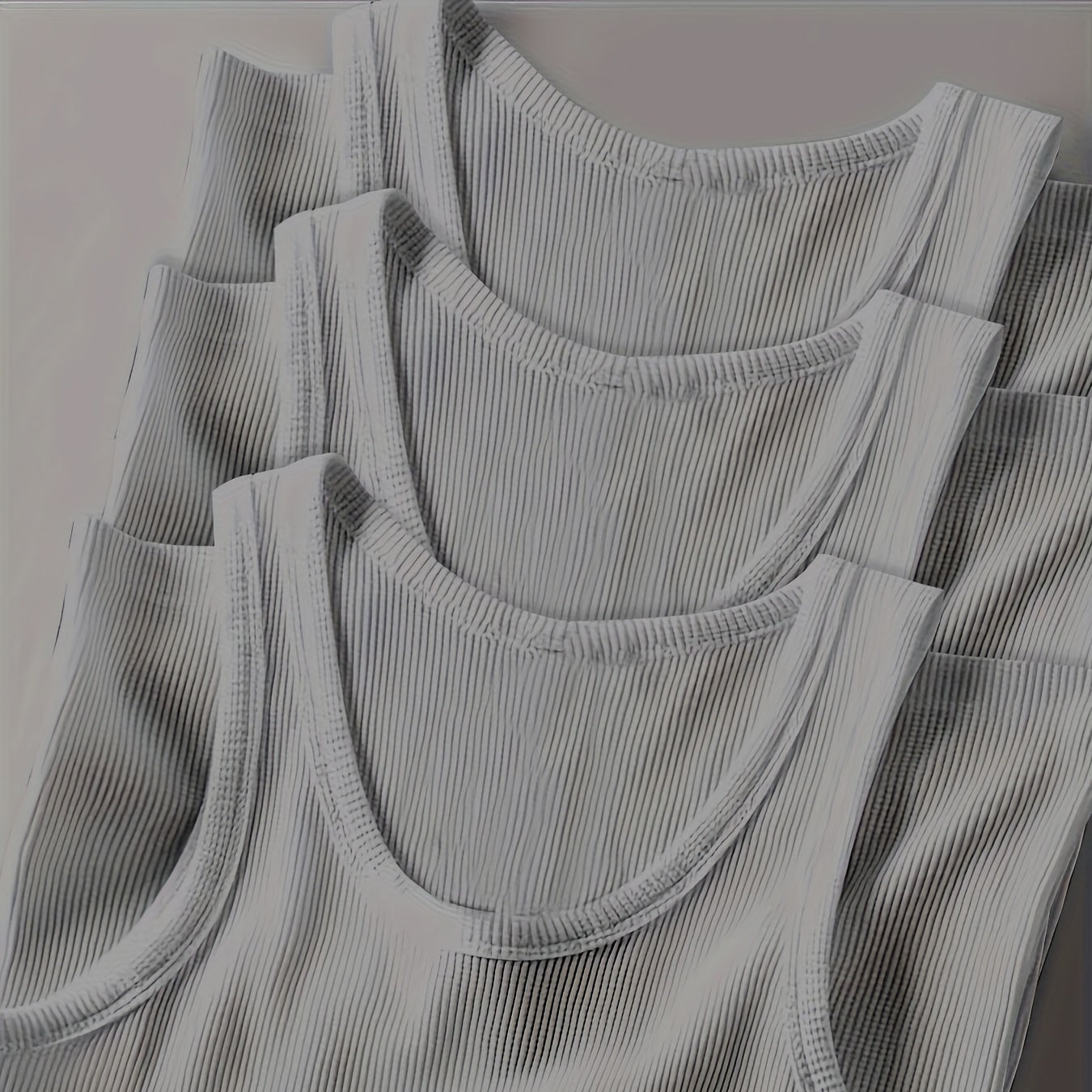 Men's Sporty Ribbed Tank Top – Modern Training and Casual Top