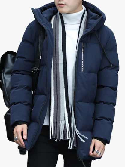 Herren Winter Steppjacke mit Kapuze – Modisch & Alltagstauglich
