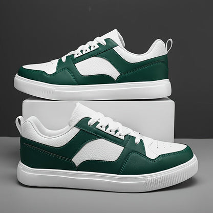 Men's Low Top Sneakers Preppy Style Casual Trainers