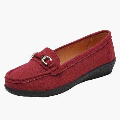 Women's Slip-On Moccasins Comfortable Casual Elegant Loafer Shoes