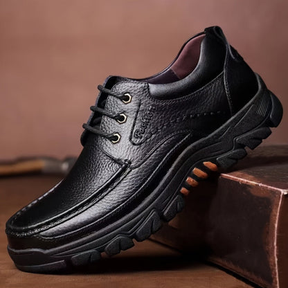 Men's Comfortable Outdoor Casual Shoes with Durable Sole – Casual Lace-Up Shoes for Everyday and Adventure
