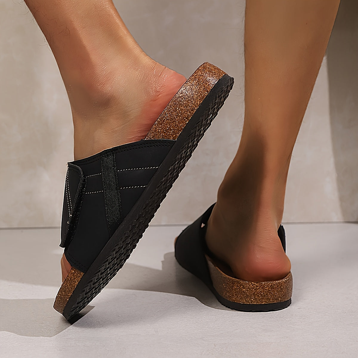 Men's Sandals – Comfortable Slip-On House Shoes for Everyday and Leisure – Open Toes, Casual Style