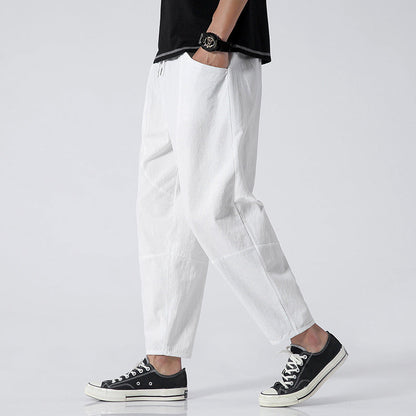 Men's Harem Pants Casual Loose Fit – Casual Leisure Pants in Modern Streetwear Style