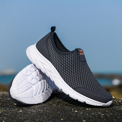 Women's Slip-On Mesh Sneakers for Everyday and Sports – Comfortable Casual Shoes