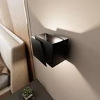 Wandlamp mat zwart gepoedercoat staal, modern, G9 fitting, max. 8 W led – 17 x 13 cm