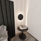 Wandlamp gepoedercoat staal minimalistisch zwart, 30 x 30 cm, voor trap, gang en entree