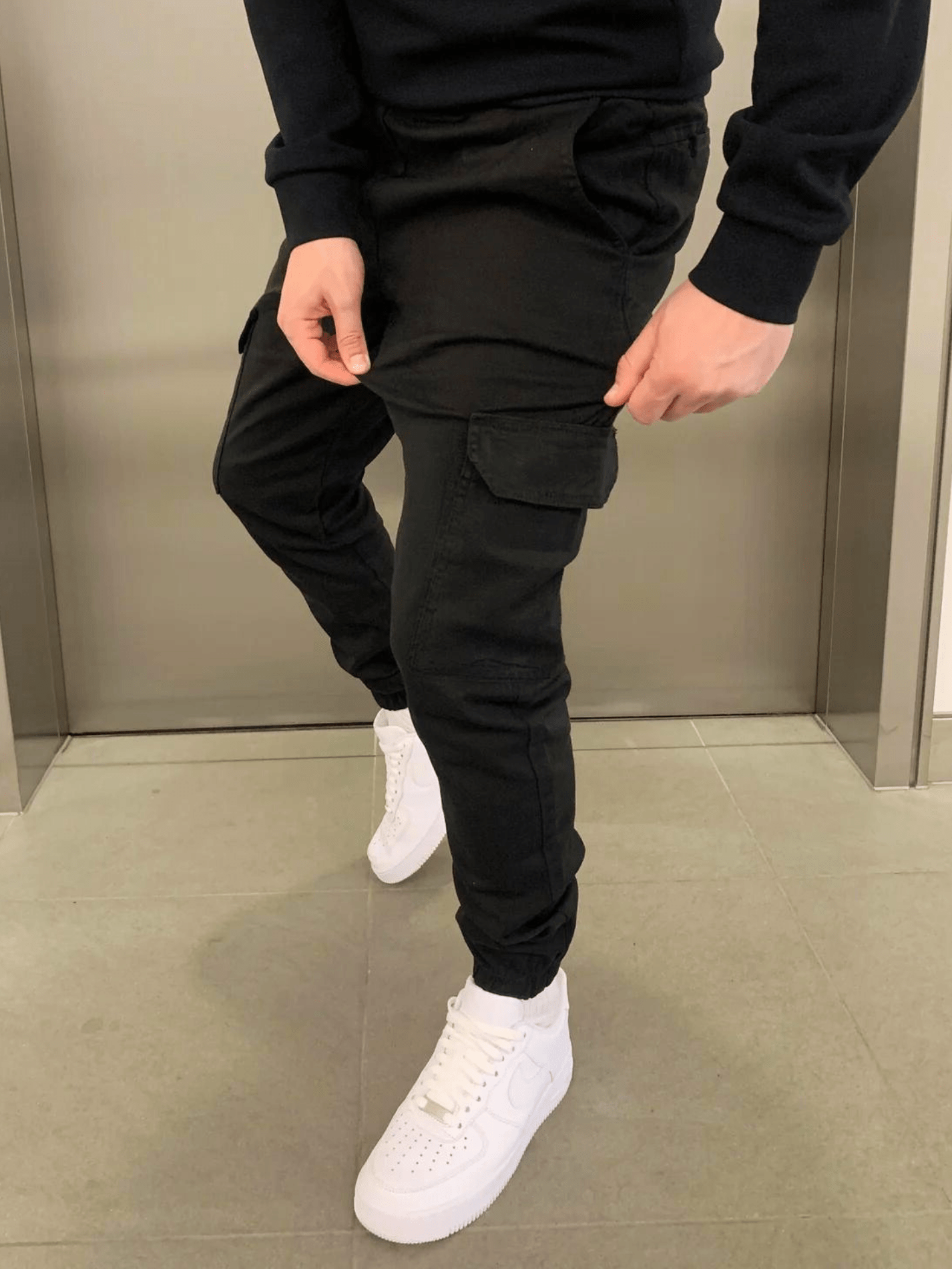 Men's Jogger Work Pants Street Style with Utility Pockets – City Leisure & Exercise