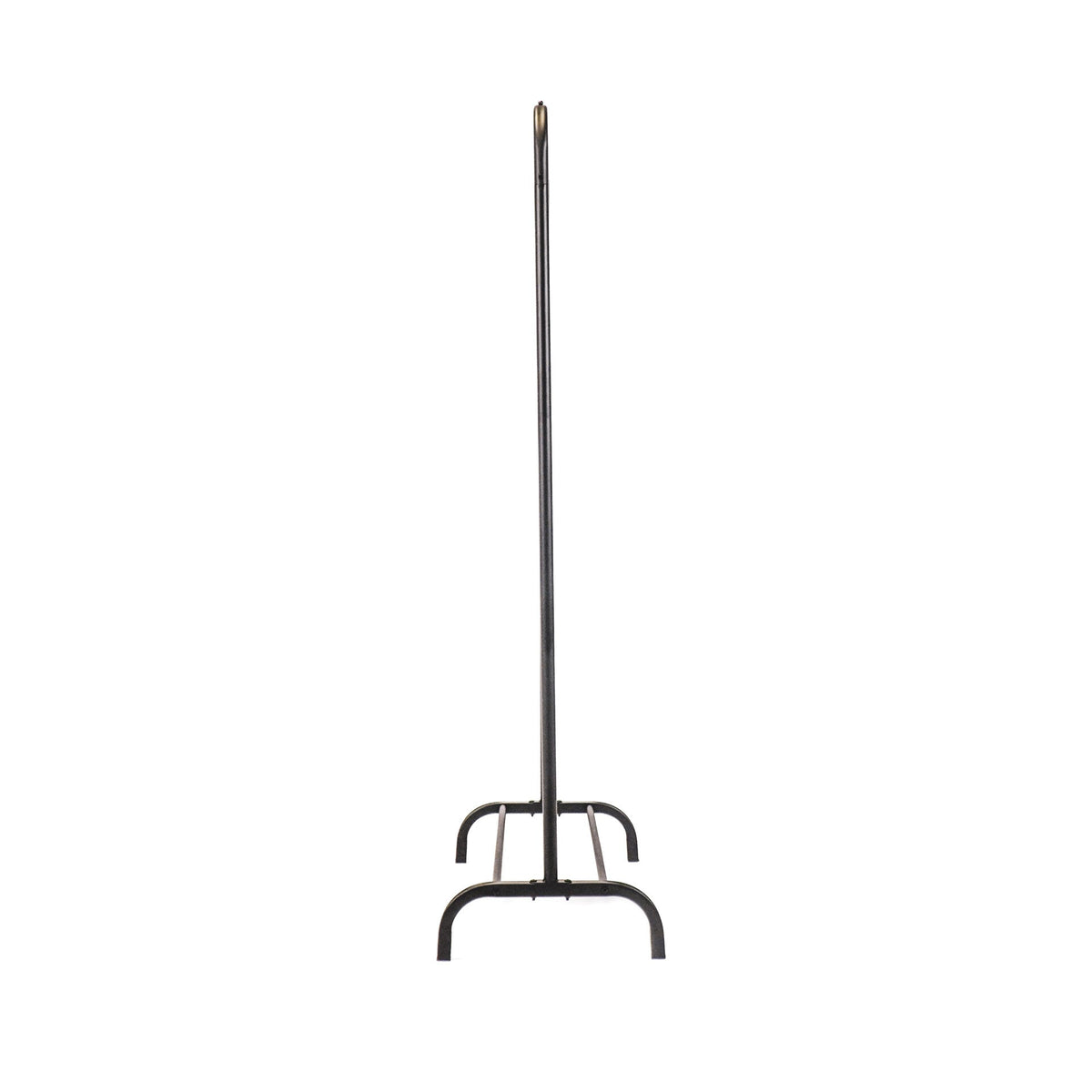Kledingrek metaal zwart met open frame en onderrail – 80 x 40 x 150 cm, voor kleding en woonaccessoires
