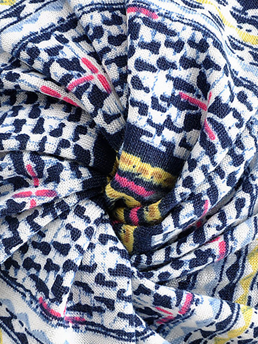 Women's knit cap with flower pattern – Fashionable loose fit style for everyday, leisure & outdoor activities