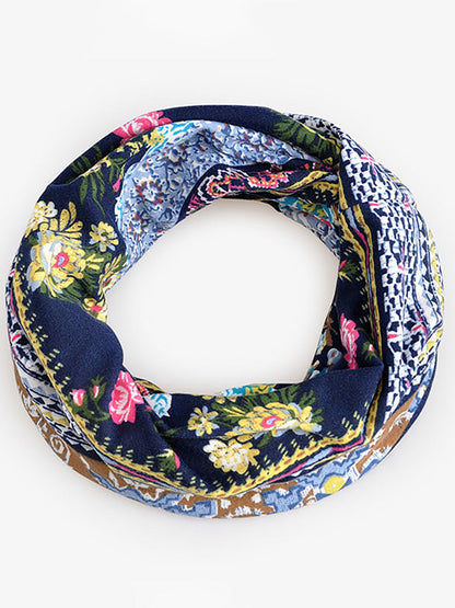 Women's knit cap with flower pattern – Fashionable loose fit style for everyday, leisure & outdoor activities