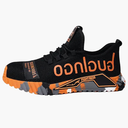 Men's Work Sneakers Safety Shoe Sporty Style for Work and Leisure