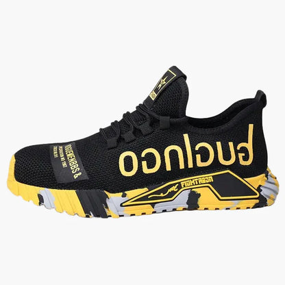 Men's Work Sneakers Safety Shoe Sporty Style for Work and Leisure