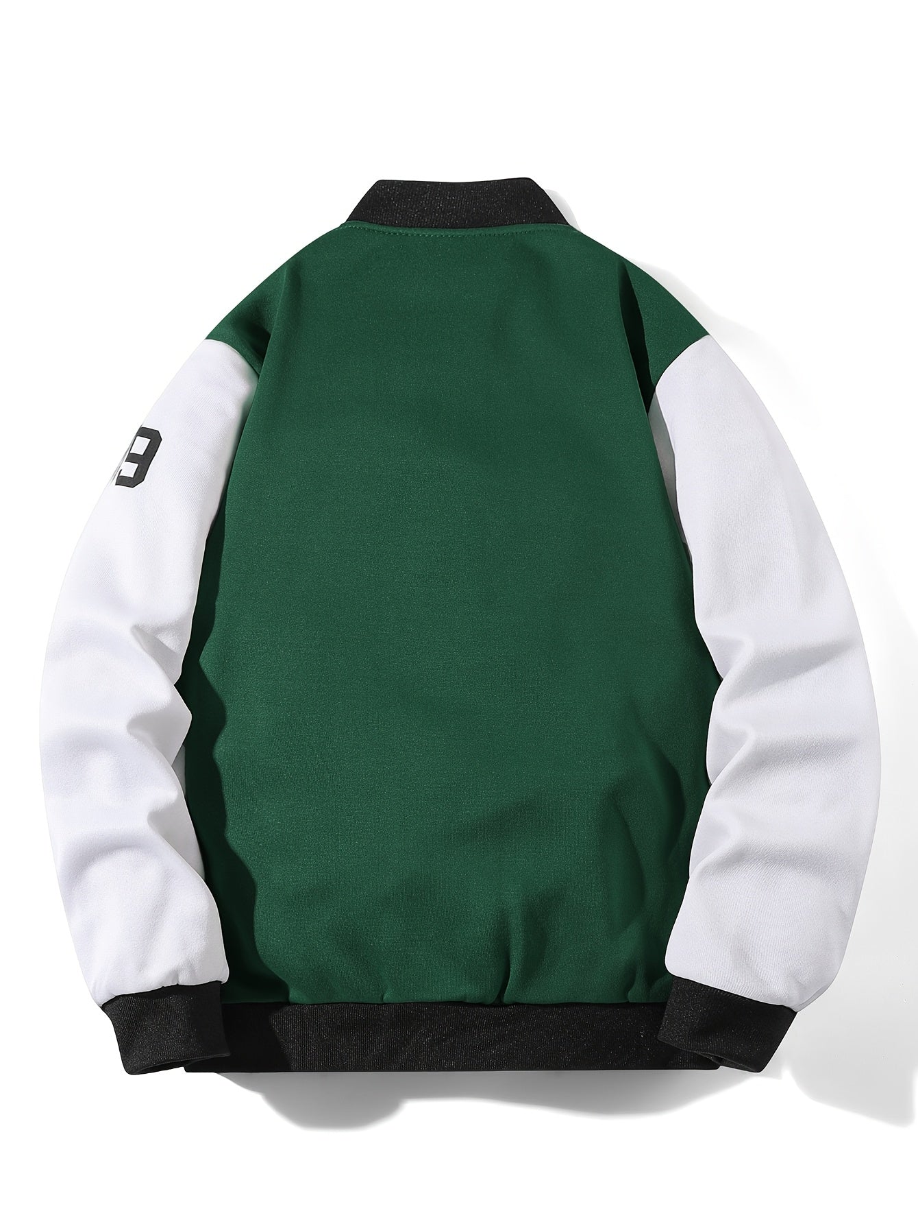 Baseball college jacket with “L A 99” lettering