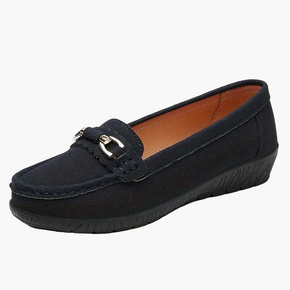 Women's Slip-On Moccasins Comfortable Casual Elegant Loafer Shoes
