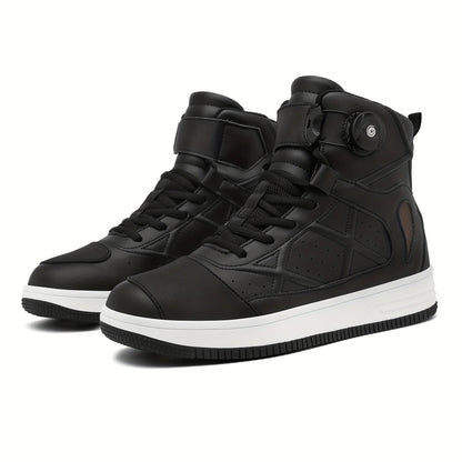 Unisex high-top sneaker, black, with twist closure
