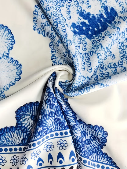 Women's Boho-Style Maxi Dress with Halterneck and Floral Pattern – Perfect for Vacation & Summer Parties