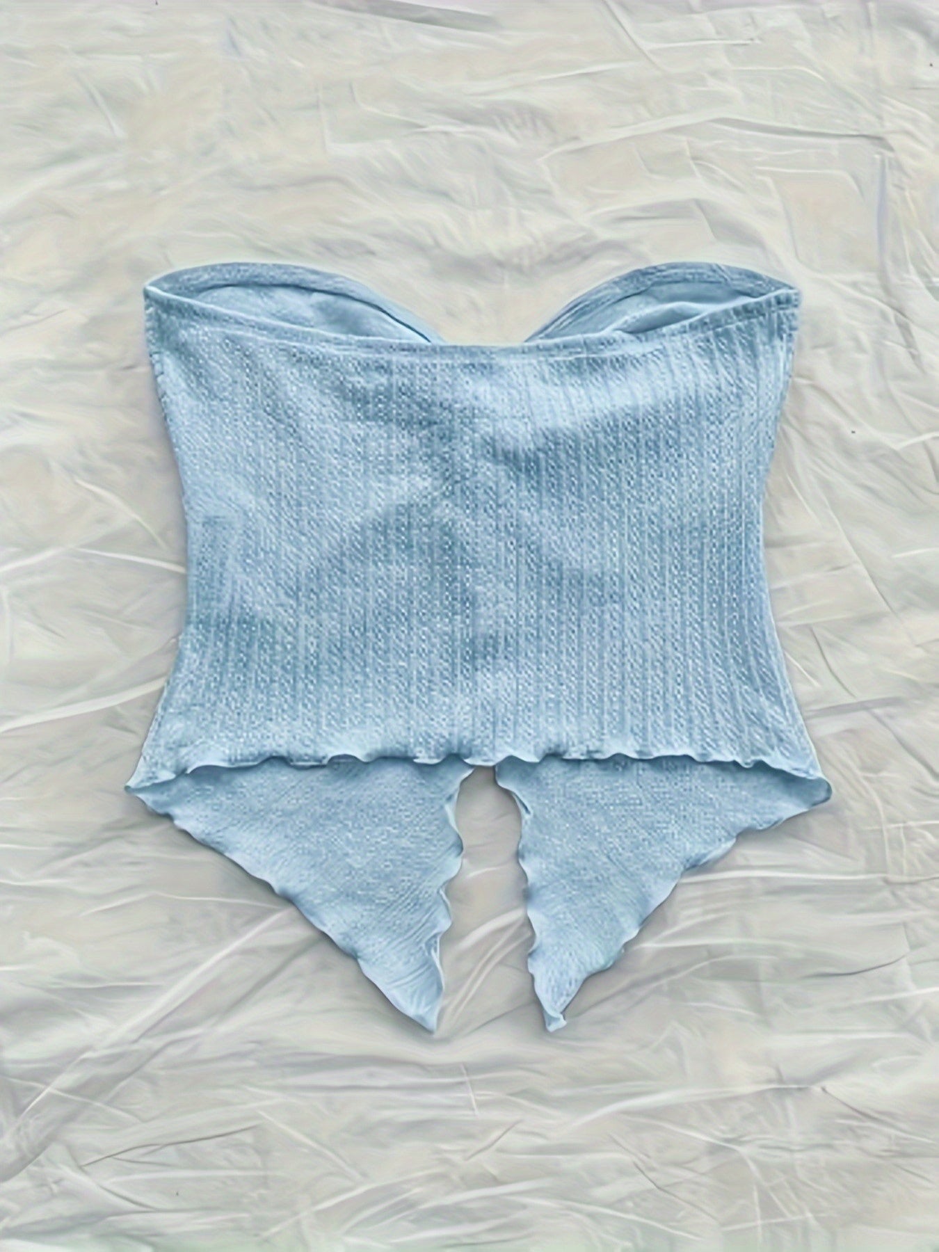 Women's Bandeau Top Bow Look Summer Party Casual