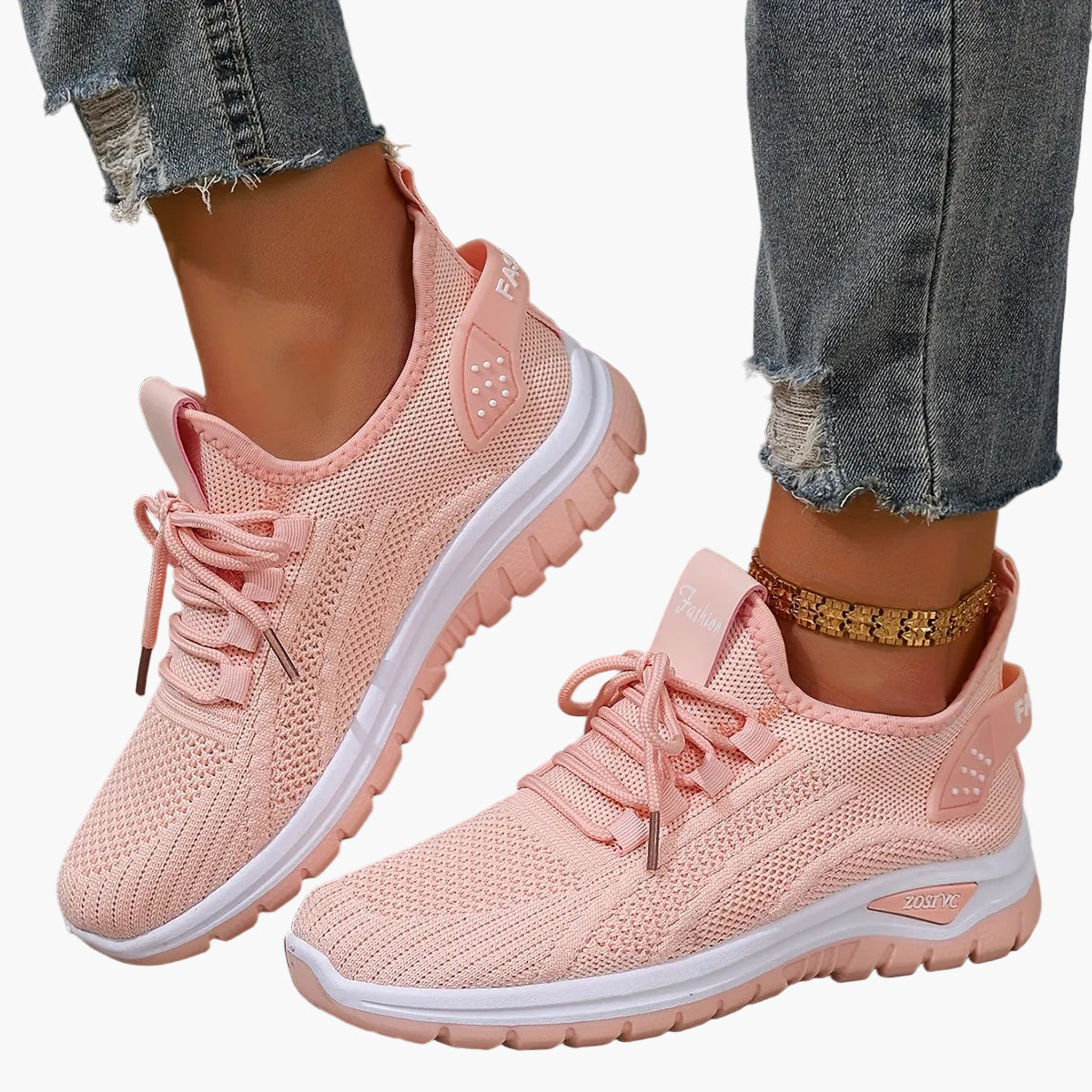 Women's Sneakers for Leisure & Sports – Breathable Low-Top Trainers for Everyday and Fitness