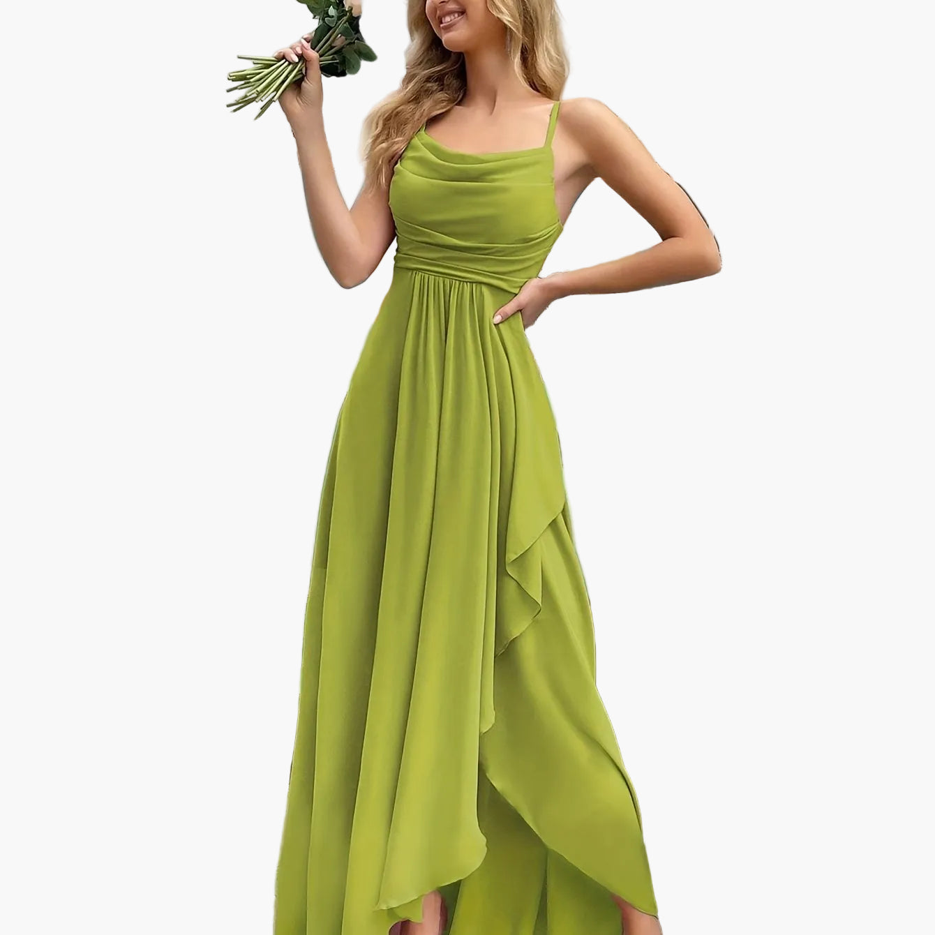 Women's Elegant Fit & Flare Evening Dress for Festive Occasions