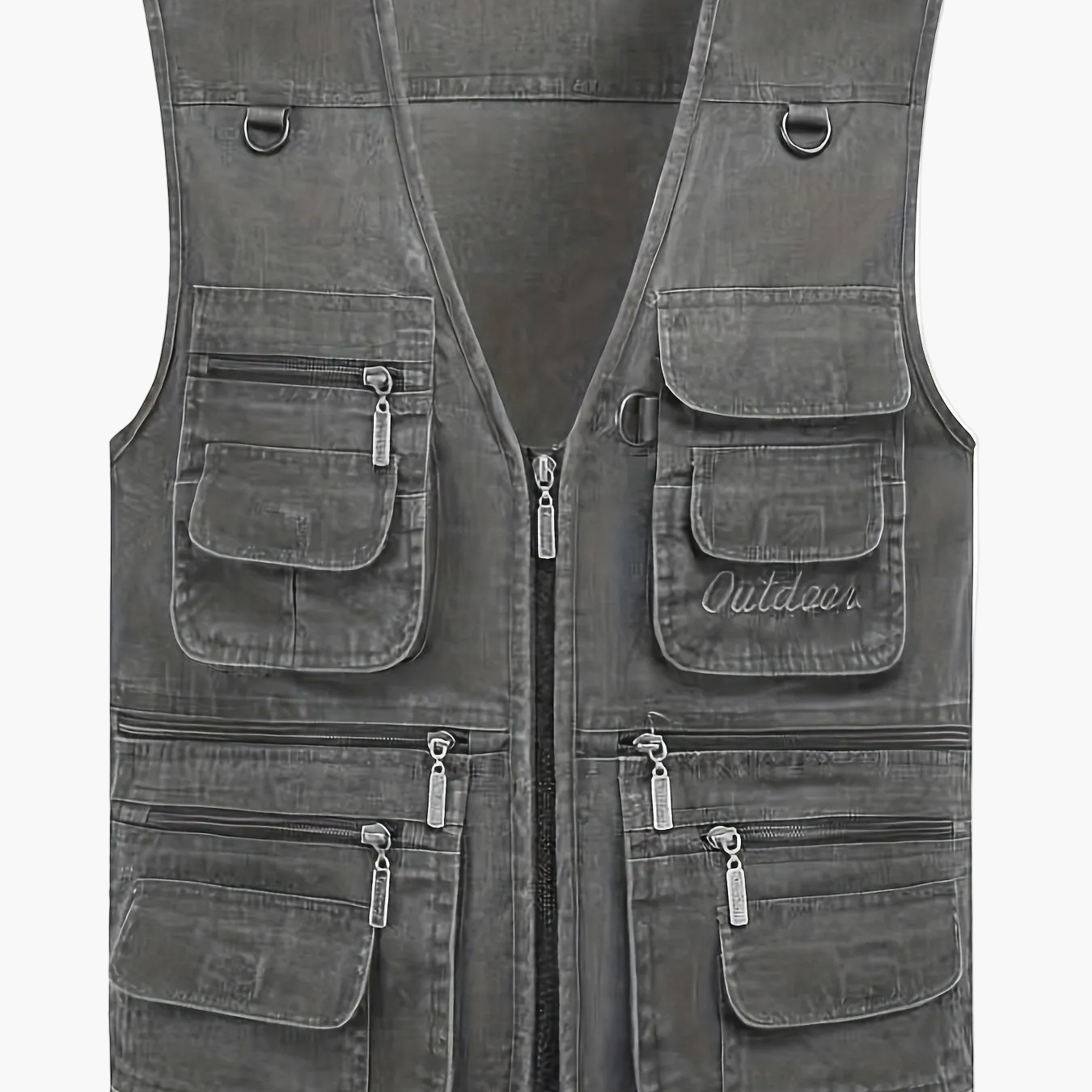 Men's Outdoor Vest with Many Pockets – Fishing & Photography Vest, Casual Utility Vest, Regular Fit