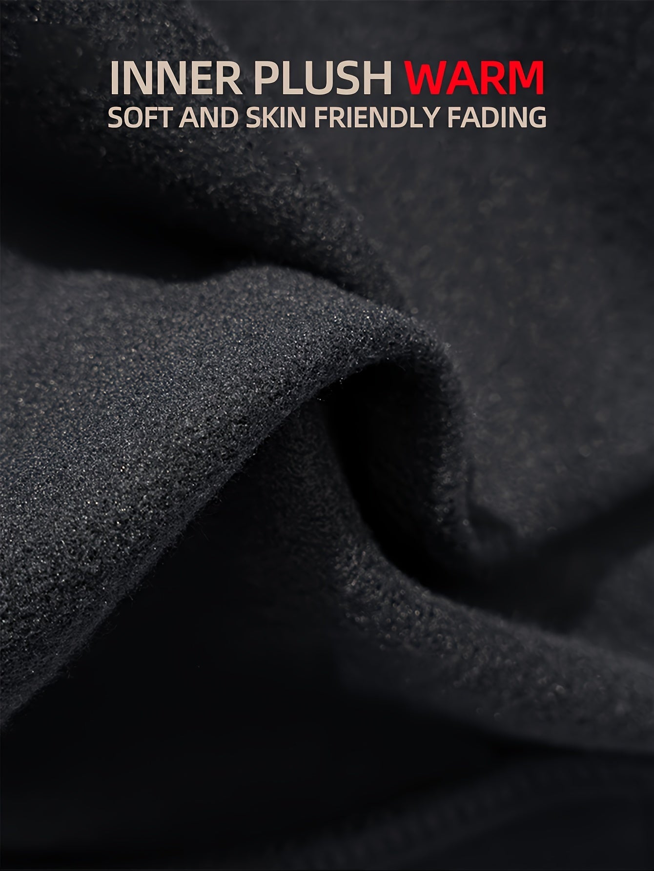 Men's long-sleeve black thermal underwear set with a compression fit
