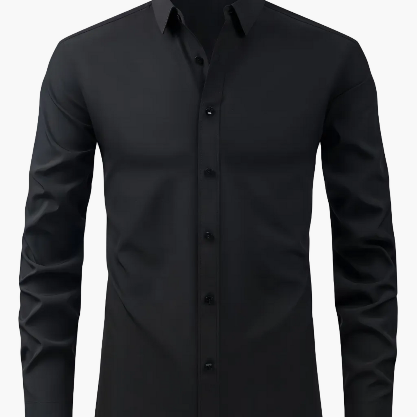 Men's Business-Casual Shirt Slim Fit Long Sleeve Modern Style