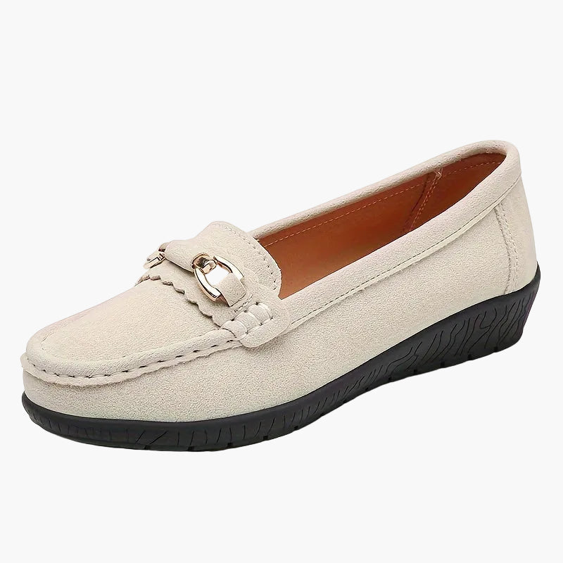 Women's Slip-On Moccasins Comfortable Casual Elegant Loafer Shoes