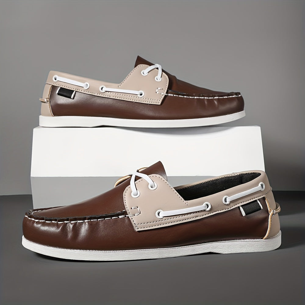 Men's boat shoes in classic moccasin style – Elegant casual shoes for everyday and leisure use
