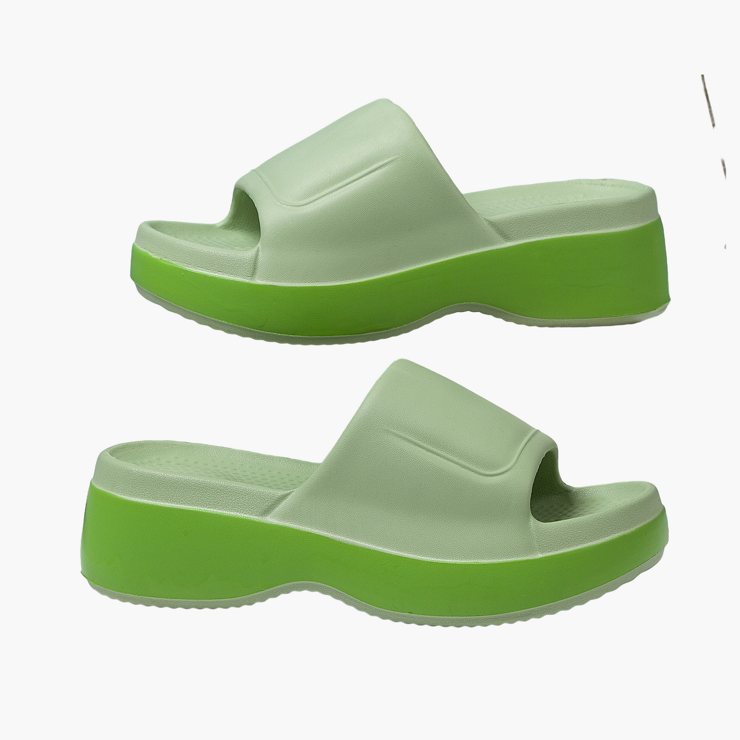 Women's Platform Slide Sandals with Open Toe – Comfortable Summer House Slippers for Everyday and Leisure Use