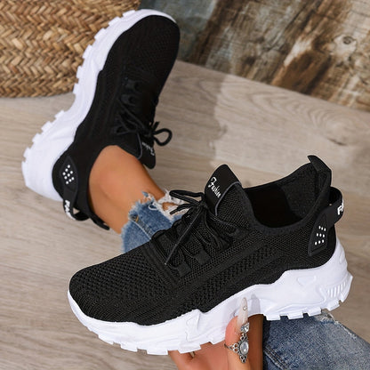 Damen Sneaker Freizeit Sportliche Laufschuhe Komfort Trend