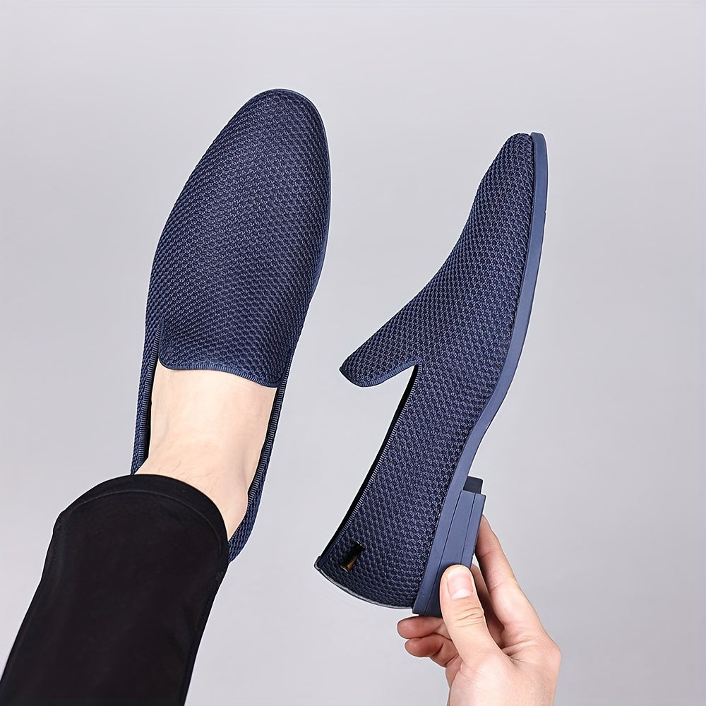 Herren Slip-On Business Loafer – Eleganter Bequemer Freizeitschuh für Büro & Alltag