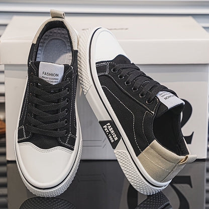 Men's low-top sneakers in retro skater style for leisure and everyday wear