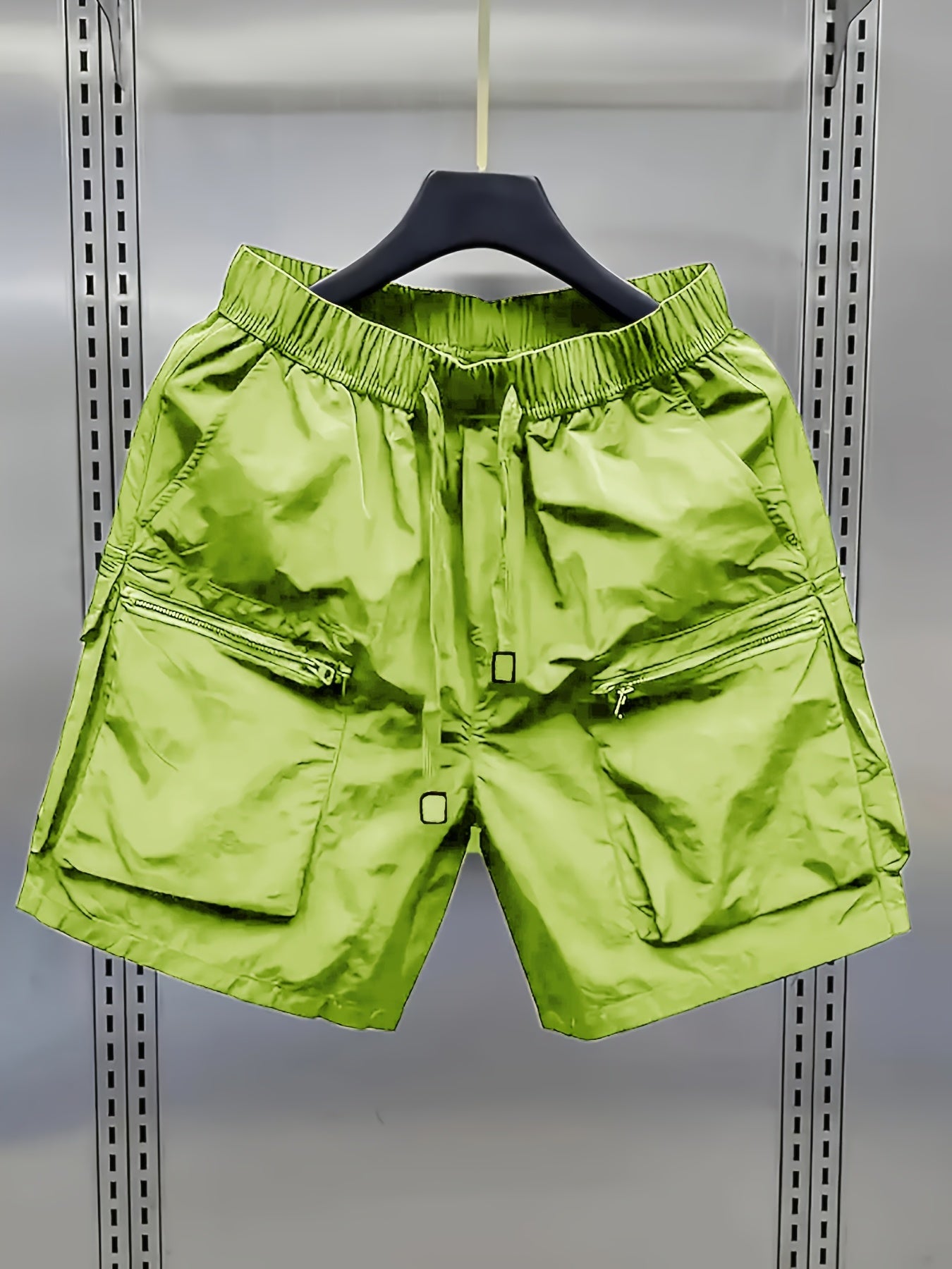 Men's Cargo Shorts with Large Pockets and Zipper – Casual Style for Everyday and Leisure