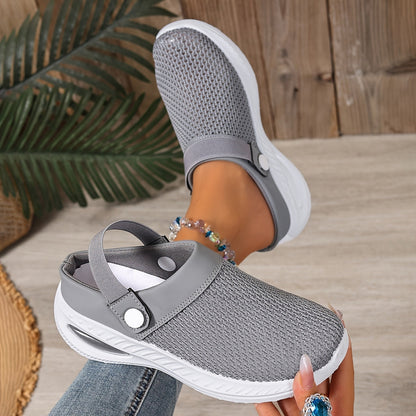 Women's Slip-On Mesh Clogs Comfortable Casual Shoes Sporty Style
