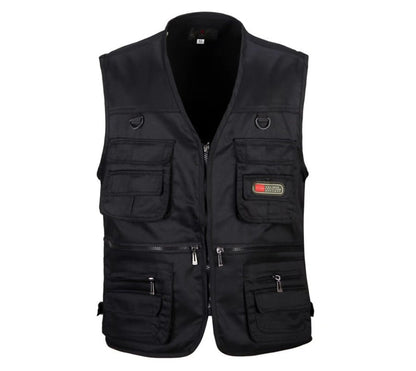 Men's Outdoor Utility Vest for Fishing, Photography, and Leisure – Multifunctional with Many Pockets