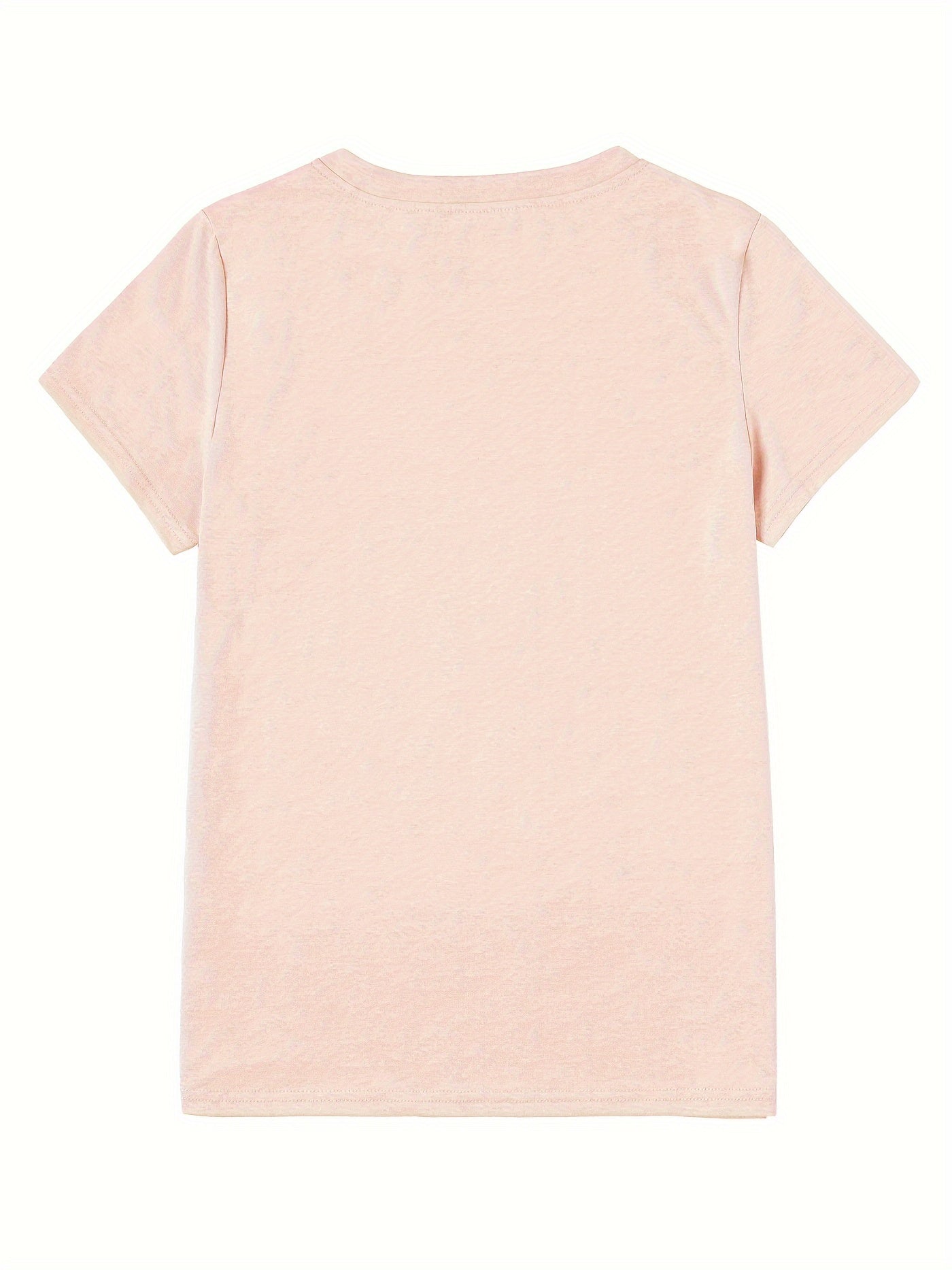 Women's T-Shirt with Heart Pattern – Trendy Casual Shirt for Summer and Everyday Wear