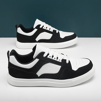 Men's Low Top Sneakers Preppy Style Casual Trainers