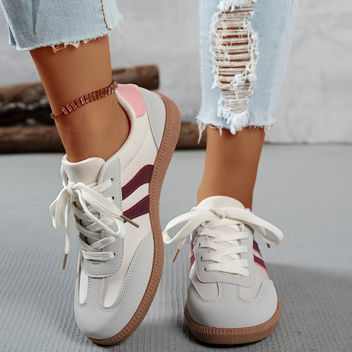 Women's Retro Sneakers for Everyday and Leisure – Sporty Style