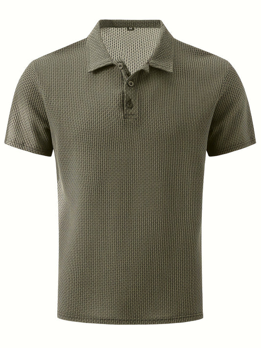 Men's Short Sleeve Polo Shirt Modern Casual Summer Style