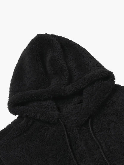 Men's Teddy Lounge Set Hoodie & Sweatpants – Cozy Leisure Outfit for Home & Everyday Use