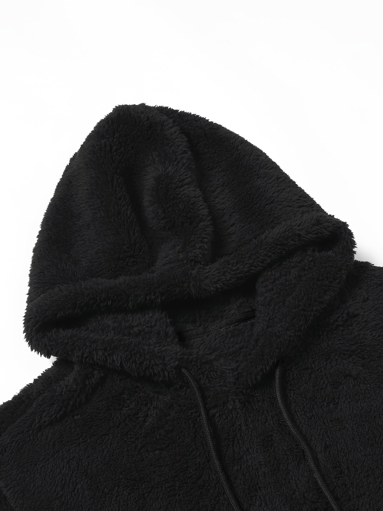 Unisex teddy fleece tracksuit with hooded sweatshirt and joggers