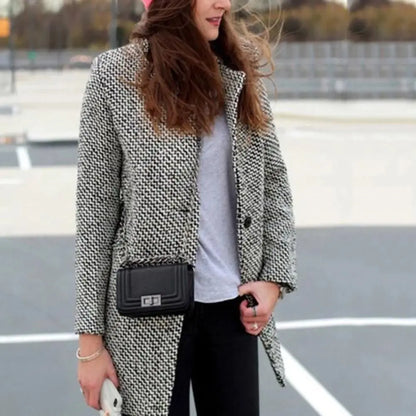 Women's coat in blazer style – Elegant winter coat for everyday & office