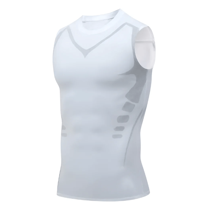 Men's Compression Tank Top Shapewear Sports Fitness Performance Shirt