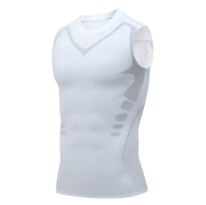 Men's Compression Tank Top Shapewear Sports Fitness Performance Shirt