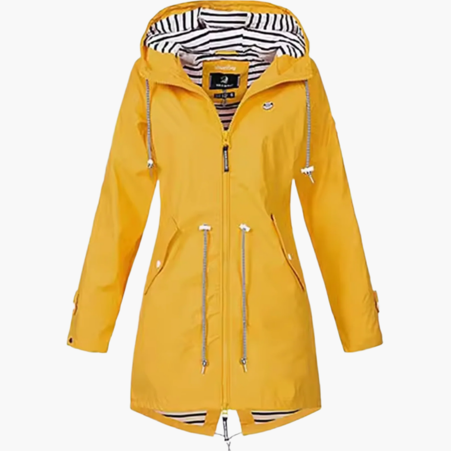 Damen Outdoor Regenjacke mit Kapuze – Wasserdichte Windjacke für Freizeit, Wandern & Alltag