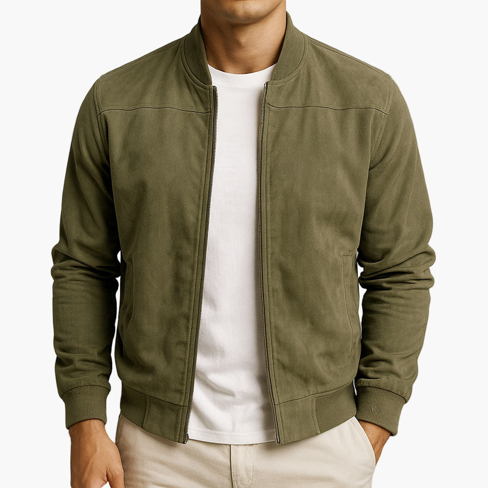 Herren Bomberjacke im minimalistischen Stil – Perfekt für Freizeit und Alltag