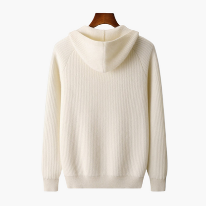 Men's Premium Hooded Cardigan – Modern Knit Hoodie for Everyday and Leisure